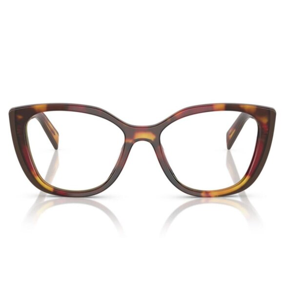NEW PRADA PRB04V 22A1O1 HAVANA RED EYEGLASSES PRADA PR B04V 22A1O1 - Picture 2 of 3
